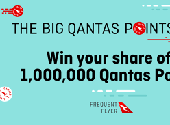 Win 1 of 5 Prizes of 200,000 Qantas Frequent Flyer Points