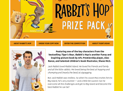 Win 1 of 5 Rabbit's Hop Prize Packs