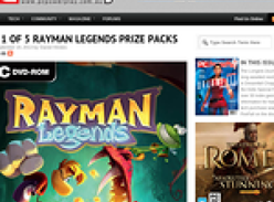 Win 1 of 5 'Rayman Legends' prize packs!