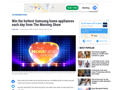 Win 1 of 5 Samsung Appliances