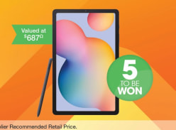 Win 1 of 5 Samsung Galaxy Tabs