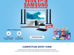 Win 1 of 5 Samsung home theatre packages!