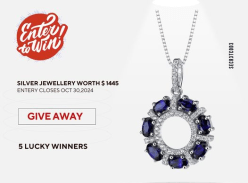 Win 1 of 5 Sapphire Necklaces