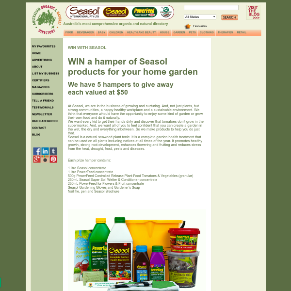 Win 1 of 5 Seasol Hampers Worth $50