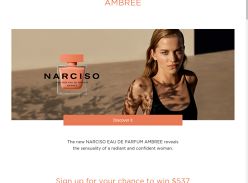 Win 1 of 5 Sets of Narciso Rodriguez Fragrances