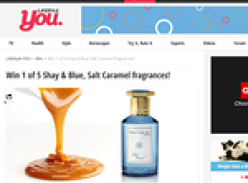 Win 1 of 5 Shay & Blue, Salt Caramel fragrances!