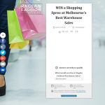 Win 1 of 5 shopping sprees at Melbourne's best warehouse sales! - Raglan Warehouse Sales