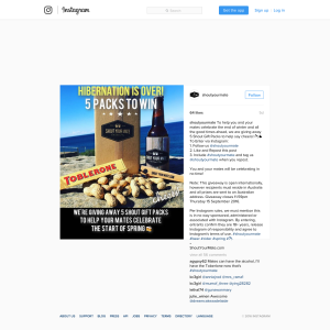 Win 1 of 5 'Shout' gift packs! - Shout Your Mate