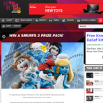 Win 1 of 5 'Smurfs 2' prize packs!
