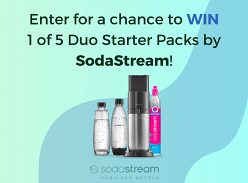 Win 1 of 5 SodaStream DUO Water Makers