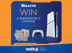 Win 1 of 5 Sony Playstation 5 Consoles
