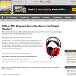 Win 1 of 5 SteelSeries v2 Siberia Headsets - PC Authority