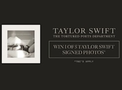 Win 1 of 5 Taylor Swift Signed Photos