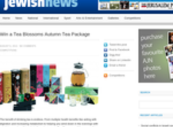 Win 1 of 5 'Tea Blossoms' Autumn tea packages!