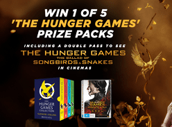 Win 1 of 5 The Hunger Games Prize Packs