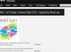 Win 1 of 5 triple j House Party CD's - signed by Nina Las Vegas