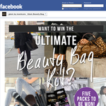 Win 1 of 5 ultimate beauty bag kits!