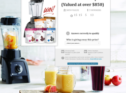 Win 1 of 5 ultimate smoothie setups!