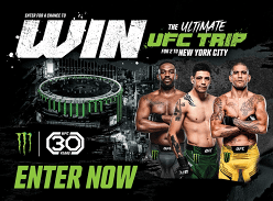 Win 1 of 5 Ultimate UFC Trips for 2 to New York City