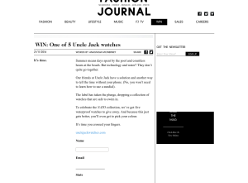 Win 1 of 5 Uncle Jack NATO Waterproof Watches Worth $99 from Fashion Journal