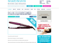 Win 1 of 5 VS Sassoon 'Goddess' Ultimate Hair Straighteners!