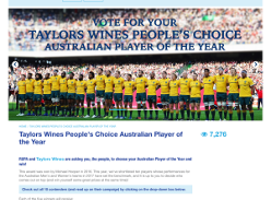 Win 1 of 5 Wallaby Test Match & Taylors Wine Prize Packs