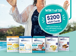 Win 1 of 50 $200 Gift Cards