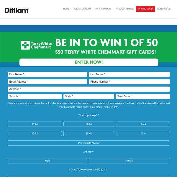 Win 1 of 50 $50 TerryWhite Chemmart Gift Cards