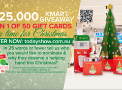 Win 1 of 50 $500 Kmart Gift Cards