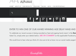 Win 1 of 50 'Alpha-H' age delay hand & cuticle creams!