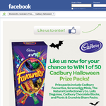 Win 1 of 50 Cadbury Halloween prize packs!