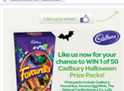 Win 1 of 50 Cadbury Halloween prize packs!