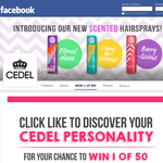 Win 1 of 50 Cedel Scented Hairsprays - Cedel Hairspray