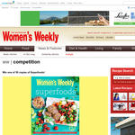 Win 1 of 50 copies of The Australian Women's Weekly cookbook 'Superfoods'!