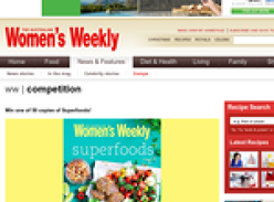 Win 1 of 50 copies of The Australian Women's Weekly cookbook 'Superfoods'!