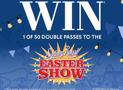 Win 1 of 50 Double Passes to the Sydney Royal Easter Show