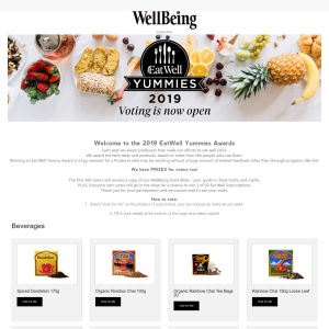 Win 1 of 50 Eat Well Subscriptions