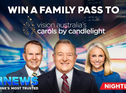 Win 1 of 50 Family Passes to Carols by Candlelight