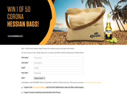 Win 1 of 50 Hessian Corona Bags