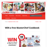 Win 1 of 50 Masterchef cook books!