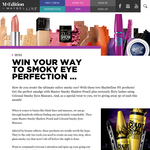 Win 1 of 50 'Maybelline' mascara & eyeshadow prize packs!