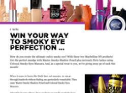 Win 1 of 50 'Maybelline' mascara & eyeshadow prize packs!