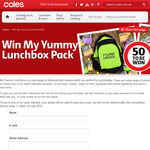 Win 1 of 50 'My Yummy Lunchbox' packs!