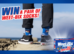 Win 1 of 50 Pairs of Weet-Bix Branded Socks
