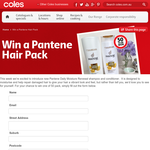 Win 1 of 50 Pantene hair packs!