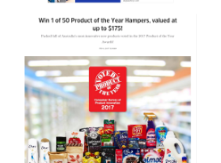 Win 1 of 50 'Product of the Year' hampers!