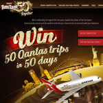 Win 1 of 50 Qantas trips in 50 days!