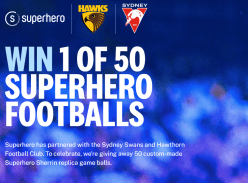 Win 1 of 50 Sherrin AFL Footballs