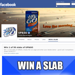 Win 1 of 50 slabs of UP&GO