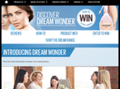 Win 1 of 500 Maybelline 'Dream Wonder' foundations!